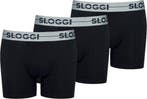 sloggi - Maat S - men Go Heren Hipster 3-pack - Zwart, Verzenden