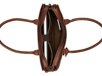 Burkely Vintage Doris - Laptopbag 15.6 - Leer - Cognac, Computers en Software, Verzenden, Zo goed als nieuw