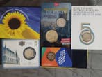 Luxemburg, Oekraïne, Letland, Frankrijk, Portugal. 2 Euro 5, Postzegels en Munten