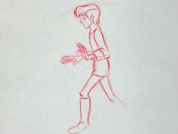 Walt Disney - Originele animatietekening van Taran (40 × 32, Nieuw