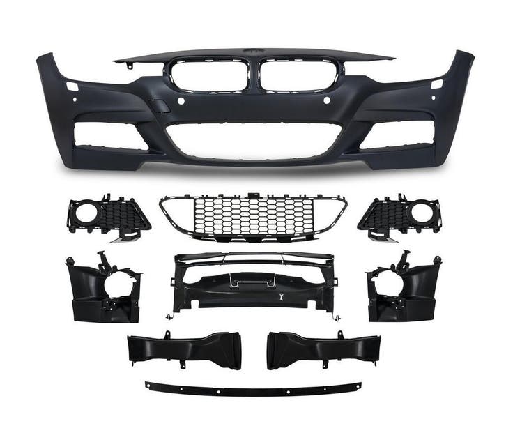 M-Pakket Voorbumper BMW 3 Serie F30 LCI &amp; F31 LCI B0356, Auto-onderdelen, Carrosserie en Plaatwerk, Nieuw, BMW, Voor, Bumper