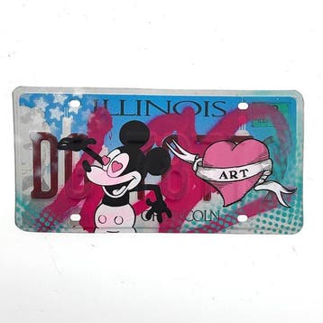 PAAPI (1986) - Mickey Love Art (oldschool) x License Plate