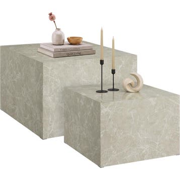 Set van 2 salontafels Lacey, Huis en Inrichting, Verzenden, Nieuw
