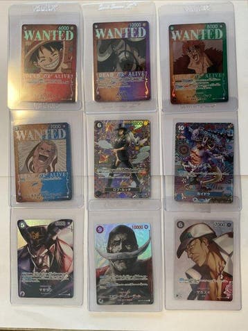 Bandai - 9 Card - One Piece - Monkey D. Luffy and others, Hobby en Vrije tijd, Nieuw