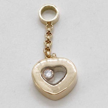 Chopard - Hanger - 18 karaat Geel goud - gelukkige diamant