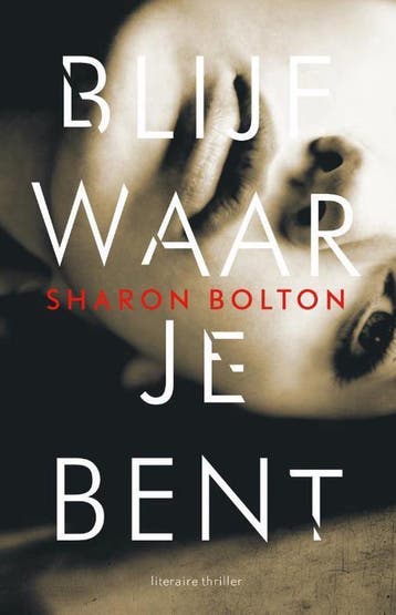 Blijf waar je bent / Lacey Flint / 3 - Sharon Bolton, Boeken, Thrillers, Verzenden, Gelezen, Sharon Bolton