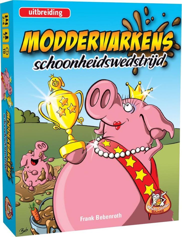 Moddervarkens schoonheids wedstrijd UITBREIDING, Hobby en Vrije tijd, Gezelschapsspellen | Kaartspellen, Een of twee spelers, Drie of vier spelers