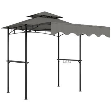 Grillpaviljoen 242x232x248 Cm Waterafstotend Vlamvertragend, Verzenden