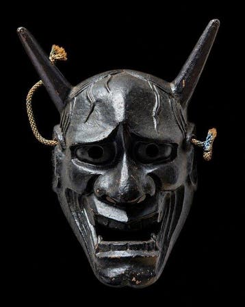 Noh masker - Japanse ijzeren Hannya Noh-masker –
