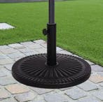 Nieuwe Parasolvoet Zwart – Decoratieve Parasolstandaard 15kg, Tuin en Terras, Verzenden, Nieuw, Parasolvoet