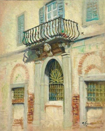 Marino Socci (1933-2022) - Il vecchio terrazzino