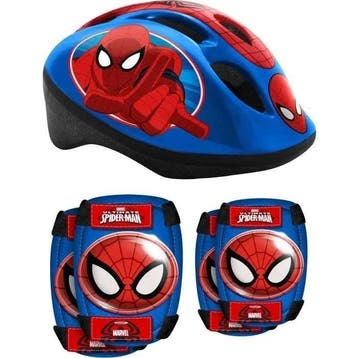 SPIDERMAN Helm + elleboogpatches / kniebeschermers - Marvel, Verzenden, Nieuw