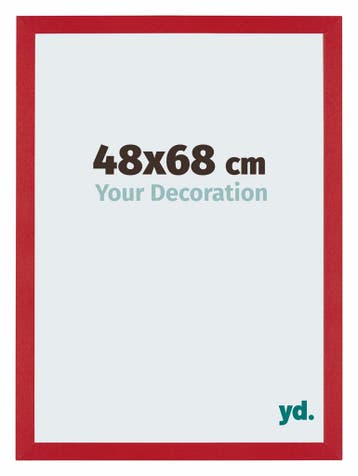 Fotolijst 48x68 cm - Rood - MDF - Mura, Verzenden, Nieuw
