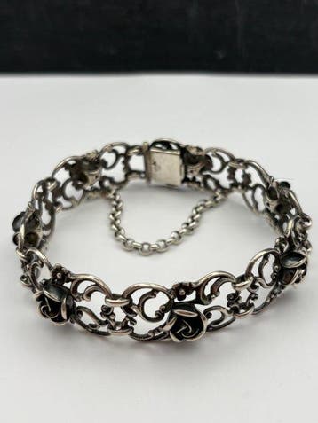 Zilver - Armband - Roos, Schoonhoven, Nieuw