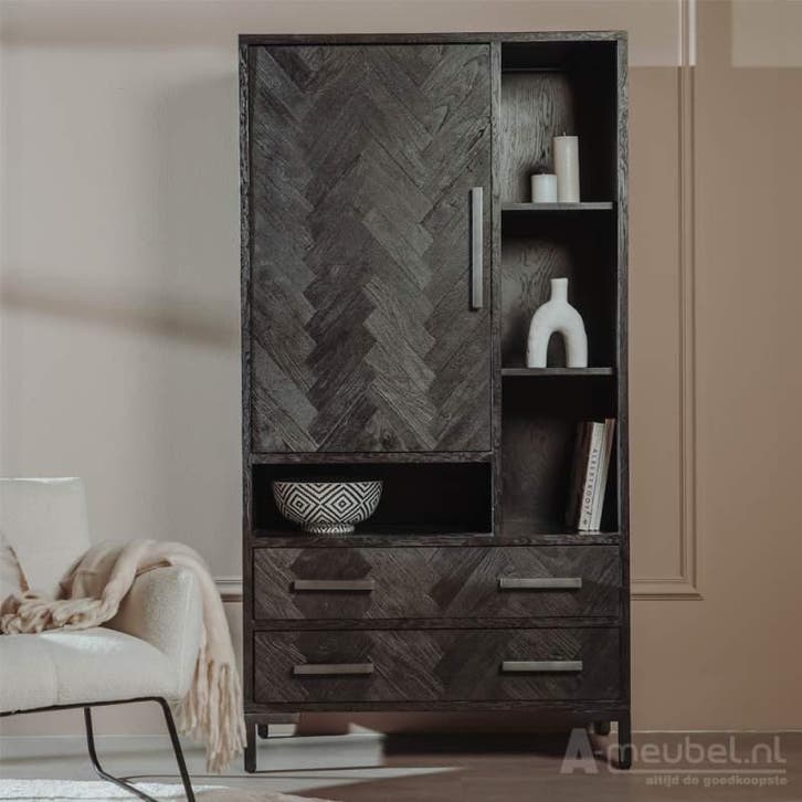 Opbergkast Ziano - bergkasten, Huis en Inrichting, Kasten | Buffetkasten, Nieuw, Overige materialen