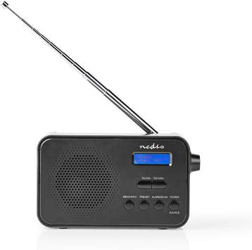 Nedis - DAB + radio - Draagbare uitvoering - DAB+ / FM - 1.3, Audio, Tv en Foto, Radio's, Verzenden, Zo goed als nieuw