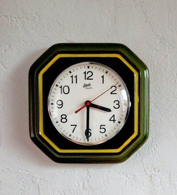 Wandklok - Schatz - Vintage Keramiek - 1950-1960