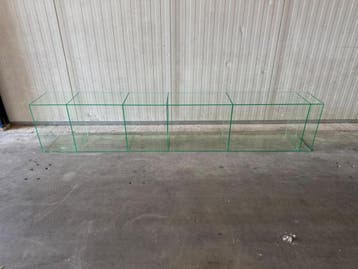 Online veiling: Glazen stellingkast, Nieuw