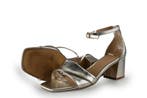 Manfield Sandalen in maat 39 Zilver, Kleding | Dames, Schoenen, Overige kleuren, Verzenden, Sandalen of Muiltjes, Zo goed als nieuw