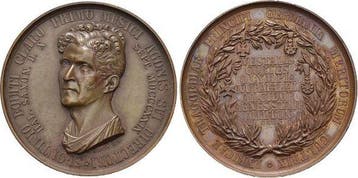 Bronze-medaille 1829 Musik Spontini, Gaspare Luigi Pacifi..., Verzenden