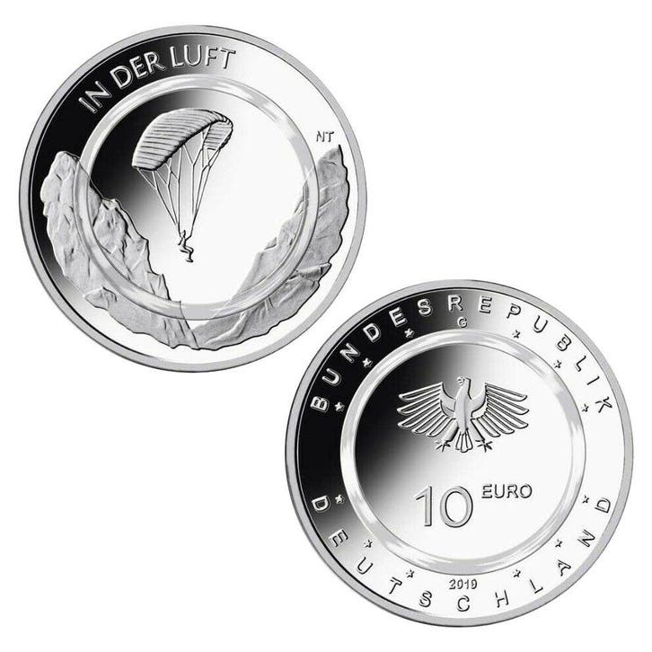 Duitsland 10 Euro In der Luft 2019 G, Postzegels en Munten, Munten | Europa | Euromunten, Verzenden