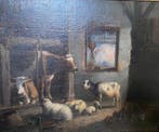 W. Kooiman (1831-1881) - Stal tafereel
