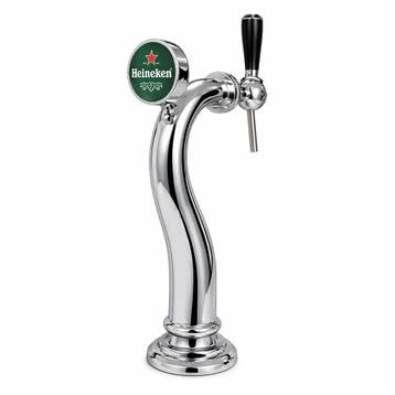 Heineken tapzuil zwanenhals, Ophalen of Verzenden
