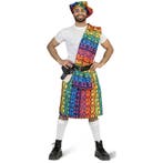 Schotse Kilt Regenboog met Baret Heren, Ophalen of Verzenden, Nieuw