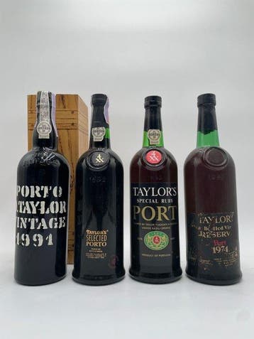 1991 Taylors Vintage, 1974 Taylor´s LBV, Taylor´s Special, Nieuw