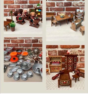 Jean- Delavenat- Dora Kuhn - Poppenhuis XL Collectie vintage