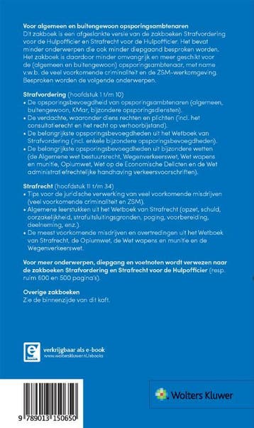 Zakboek Strafvordering en Strafrecht voor de, Boeken, Verzenden, Gelezen, M.G.M. Hoekendijk