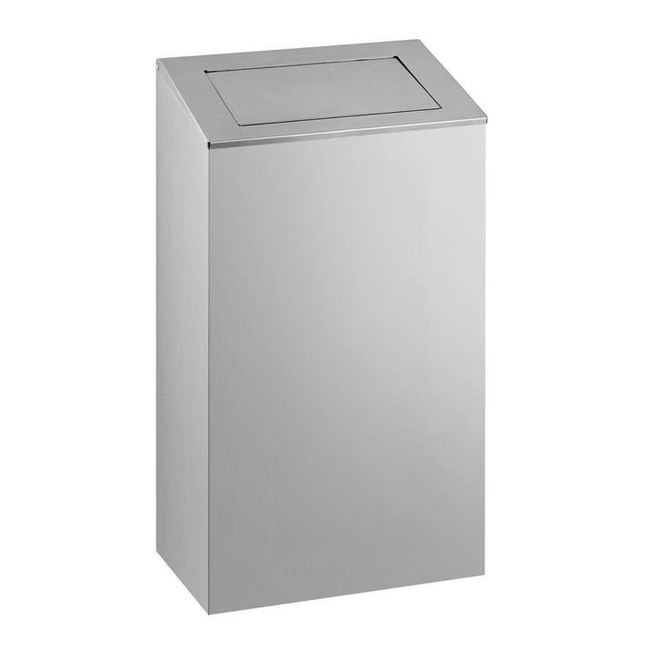GGM Gastro | Afvalbak - pushdeksel - 38 liter - | MEPD38S, Zakelijke goederen, Horeca | Meubilair en Inrichting, Nieuw in verpakking