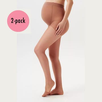 Noppies Zwangerschapspanty Positiepanty 2-Pack 20 Den  Nude, Verzenden, Nieuw