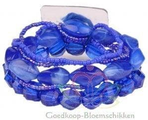 Corsage Polscorsage-armband Potpourri Blue Handmade, Ophalen of Verzenden, Nieuw