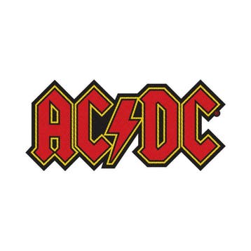 AC/DC - Logo Cut Out - Patch officiële merchandise, Ophalen of Verzenden, Nieuw, Kleding