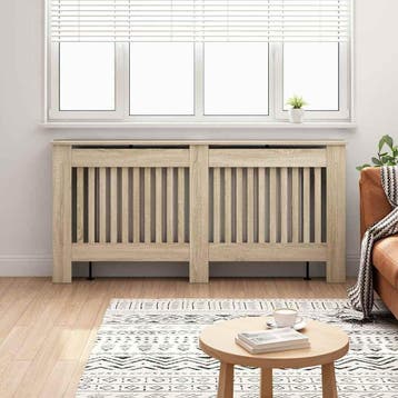 vidaXL Radiatorombouw 172x19x81 cm bewerkt hout, Doe-het-zelf en Verbouw, Verwarming en Radiatoren, Verzenden, Nieuw