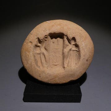 Oud-Egyptisch Terracotta Mal voor het maken van
