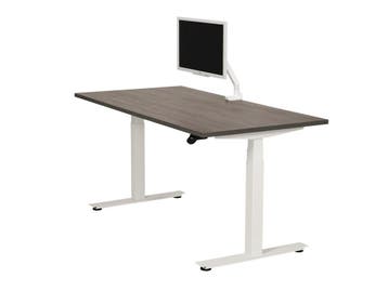 NPR Zit sta bureau YOUP wit-donkergrijs eiken 120x80, Ophalen of Verzenden, Nieuw in verpakking
