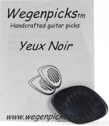 Wegen YN350 Yeux Noir Plectrum - 3.50 mm - Zwart - Set van 2, Muziek en Instrumenten, Ophalen of Verzenden, Nieuw, Elektrische gitaar