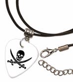 Doodshoofd plectrum ketting, sleutelhanger of oorbellen, Ophalen of Verzenden, Nieuw