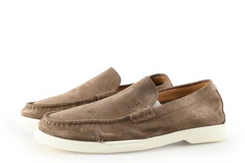 Boss Instappers in maat 40 Beige, Kleding | Heren, Schoenen, Boss, Overige kleuren, Verzenden, Overige typen