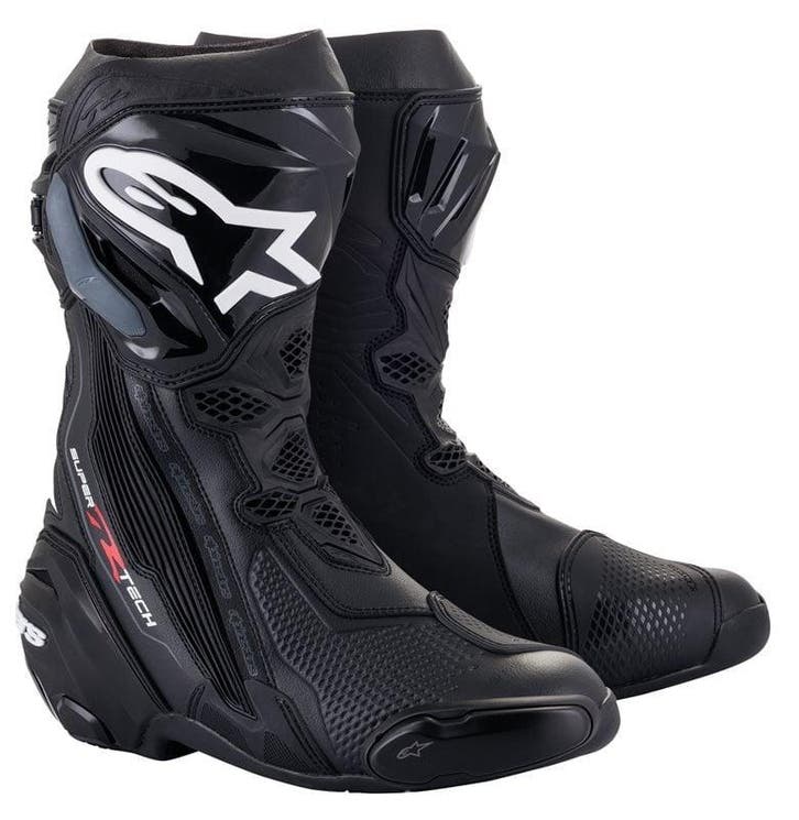 Alpinestars Supertech R Zwarte Laarzen, Motoren, Kleding | Motorkleding, Heren, Nieuw met kaartje, Laarzen, Verzenden
