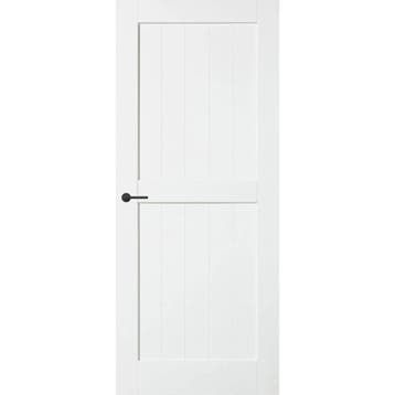 Skantrae barndeur SKS2513 83x201,5 (Wit, Stomp, Paneeldeur), Doe-het-zelf en Verbouw, Deuren en Horren, 80 tot 100 cm, Binnendeur