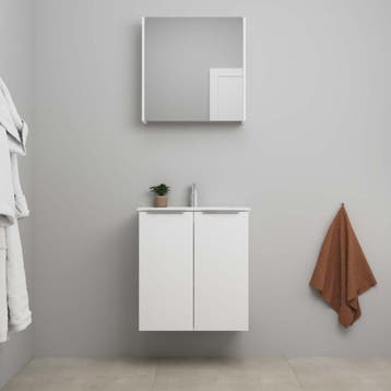 On-Line Badkamermeubelset - 60 cm - Voorgemonteerd - 2, Huis en Inrichting, Badkamer | Badkamermeubels, Ophalen of Verzenden, Nieuw