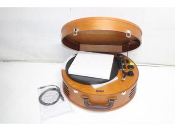Lenco TT-34 - Platenspeler - USB-uitgang - Houten koffer, Audio, Tv en Foto, Platenspelers, Verzenden, Zo goed als nieuw