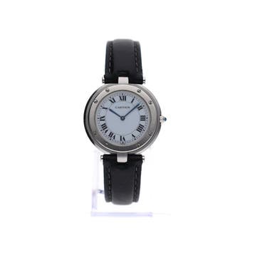 Cartier Santos de Cartier Vendome 8192; Unisex Horloge, Overige merken, Polshorloge, Ophalen of Verzenden, Leer