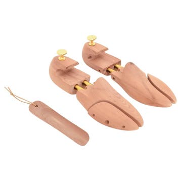 vidaXL Schoenspanner met schoenlepel EU 40-41 massief, Verzenden, Nieuw