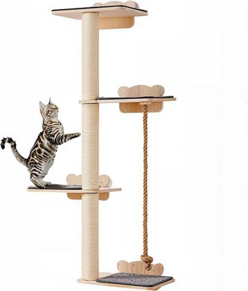 Kattenklimwandset 18kg belastbaar | Tweedekansje | OP=OP, Ophalen of Verzenden, Gebruikt, Krabmeubel-onderdelen
