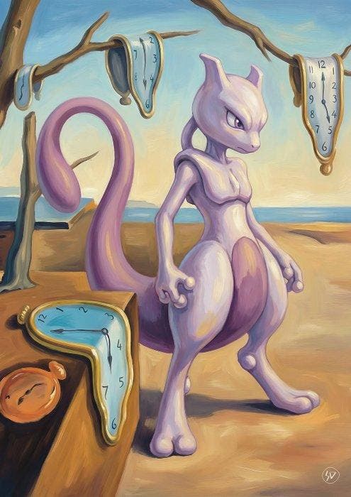 SDIMART 1996 - Mewtwo in The Persistence of Memory Salvador, Spelcomputers en Games, Spelcomputers | Overige Accessoires