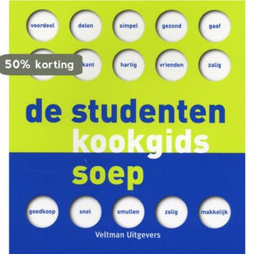 De studentenkookgids Soep / De studentenkookgids, Verzenden, Zo goed als nieuw